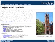 Tablet Screenshot of cs.gettysburg.edu